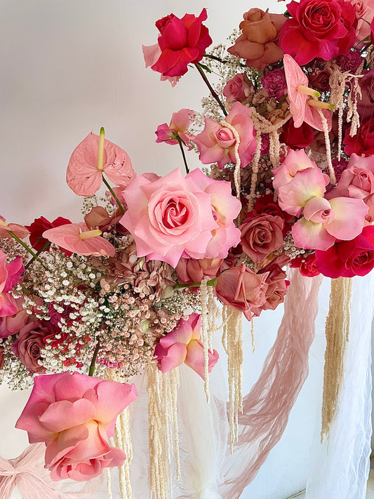 Floral Class with Lalune Flower I (Hanging installation)