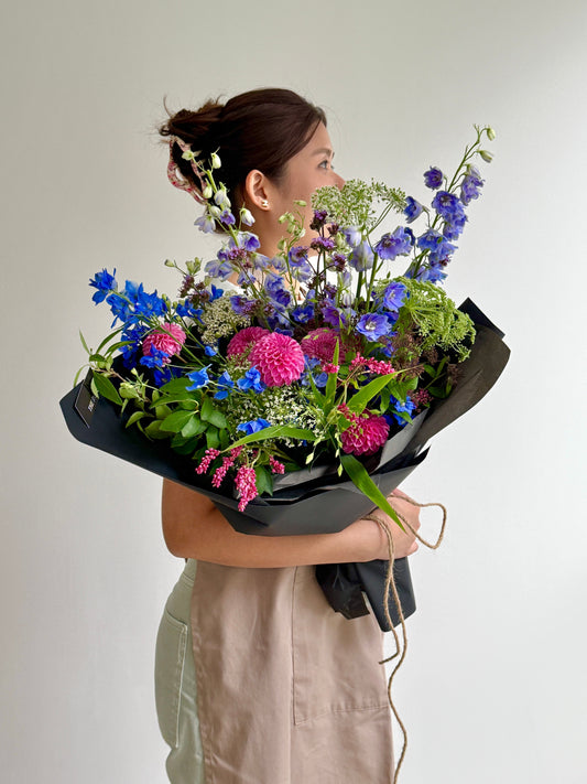 Handtied Bouquet with The Rouge Flower